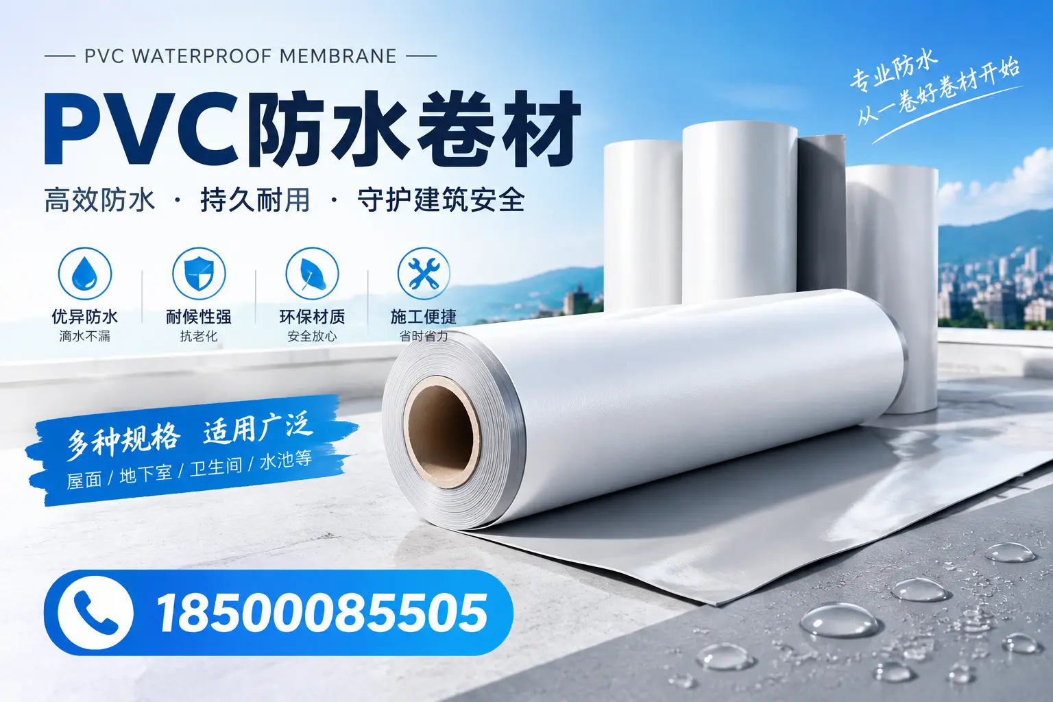 如何选择适合的PVC防水卷材?专家为您解答泰安的需求
